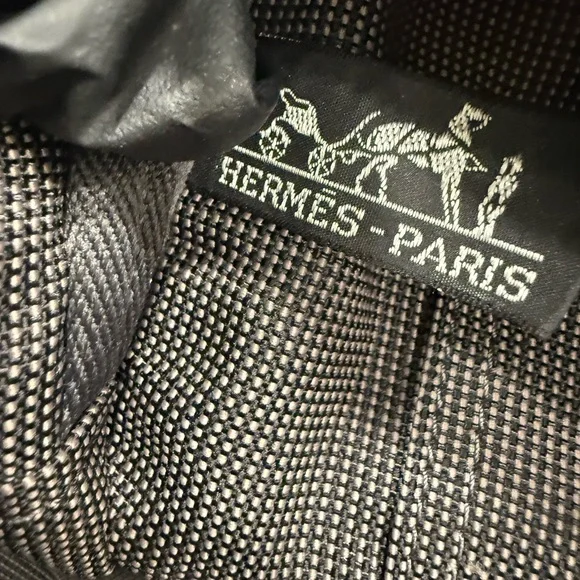 Hermes Vintage Tote Bag in Brown and Black
